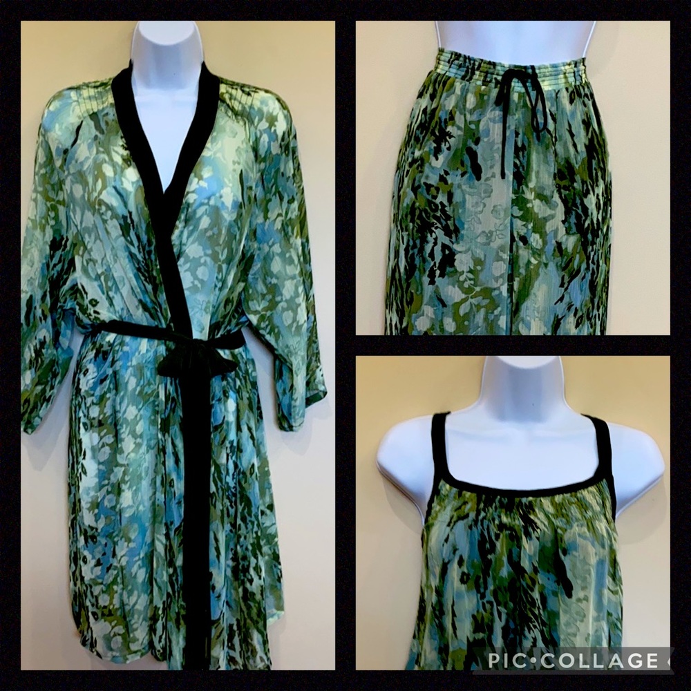 DONNA NADEAU PJ Cami, Pant & Robe